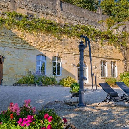 Maison Troglodyte Elegante Avec Spa, Salle De Jeux Et Jardin Clos A Vouvray - Fr-1-381-87 エクステリア 写真